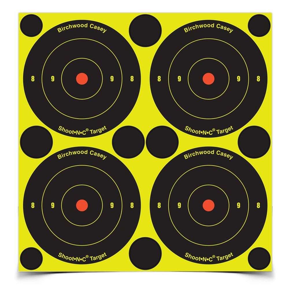 Targets Birchwood Casey 4.50" B31000 SHT-N-C 3IN RND TGT 4000PK